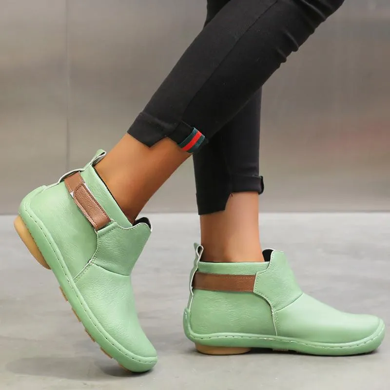 Women Fashion PU Buckle boots