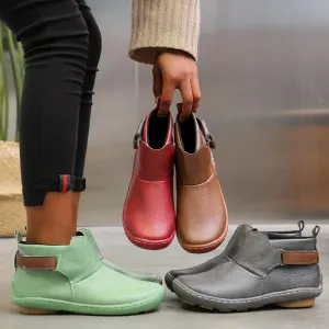 Women Fashion PU Buckle boots