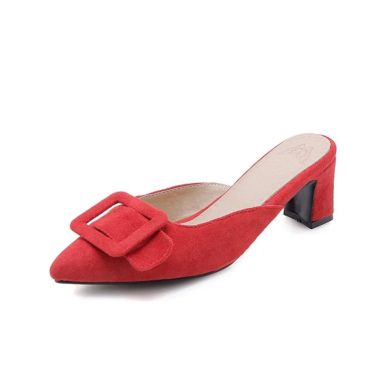 Women's Buckle High Heel Sandals