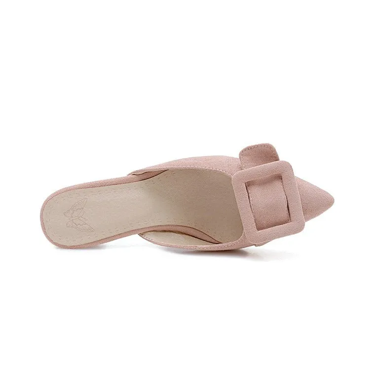 Women's Buckle High Heel Sandals
