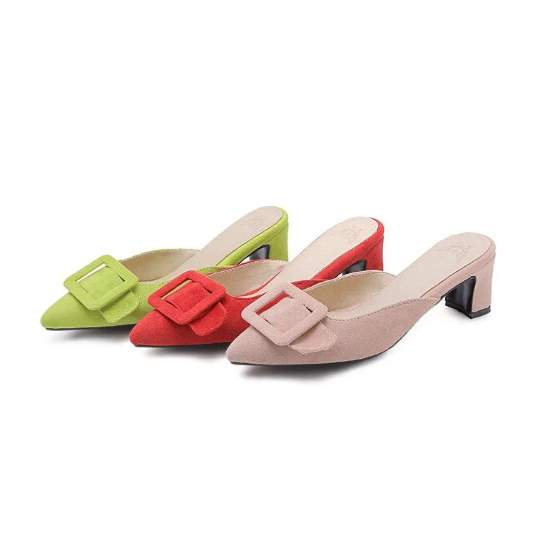 Women's Buckle High Heel Sandals