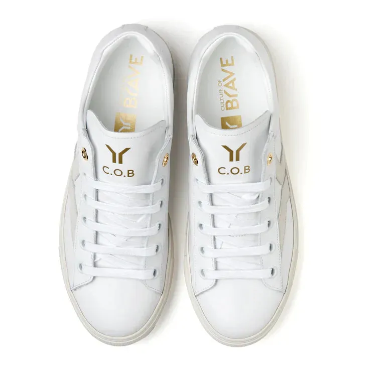 WOMEN'S C.O.B by CULTURE OF BRAVE COURAGE S1 | WHITE / WHITE WING