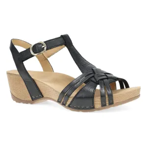 Women's Dansko Tia 1715101600 Color: Black Milled Burnished