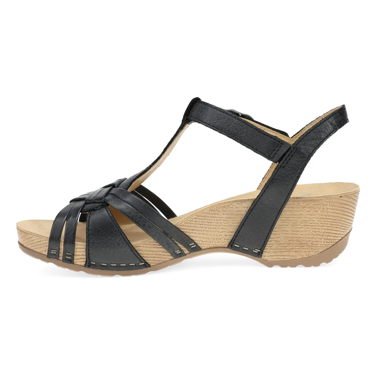 Women's Dansko Tia 1715101600 Color: Black Milled Burnished
