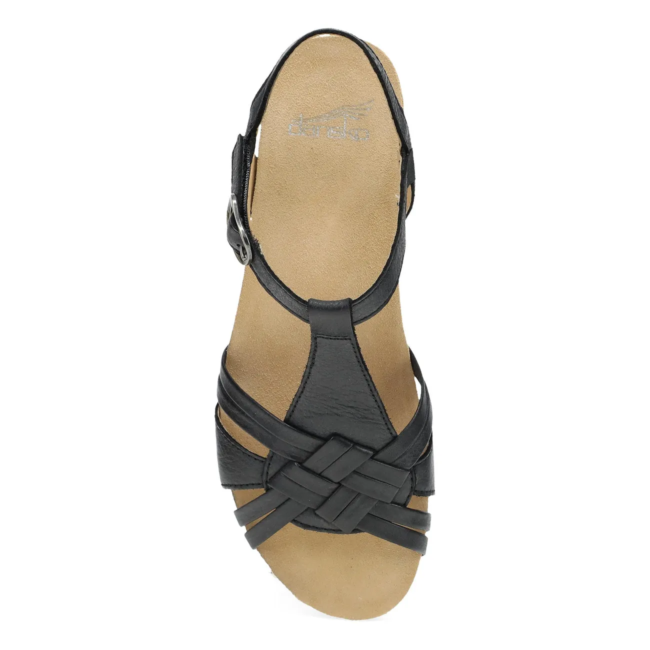 Women's Dansko Tia 1715101600 Color: Black Milled Burnished