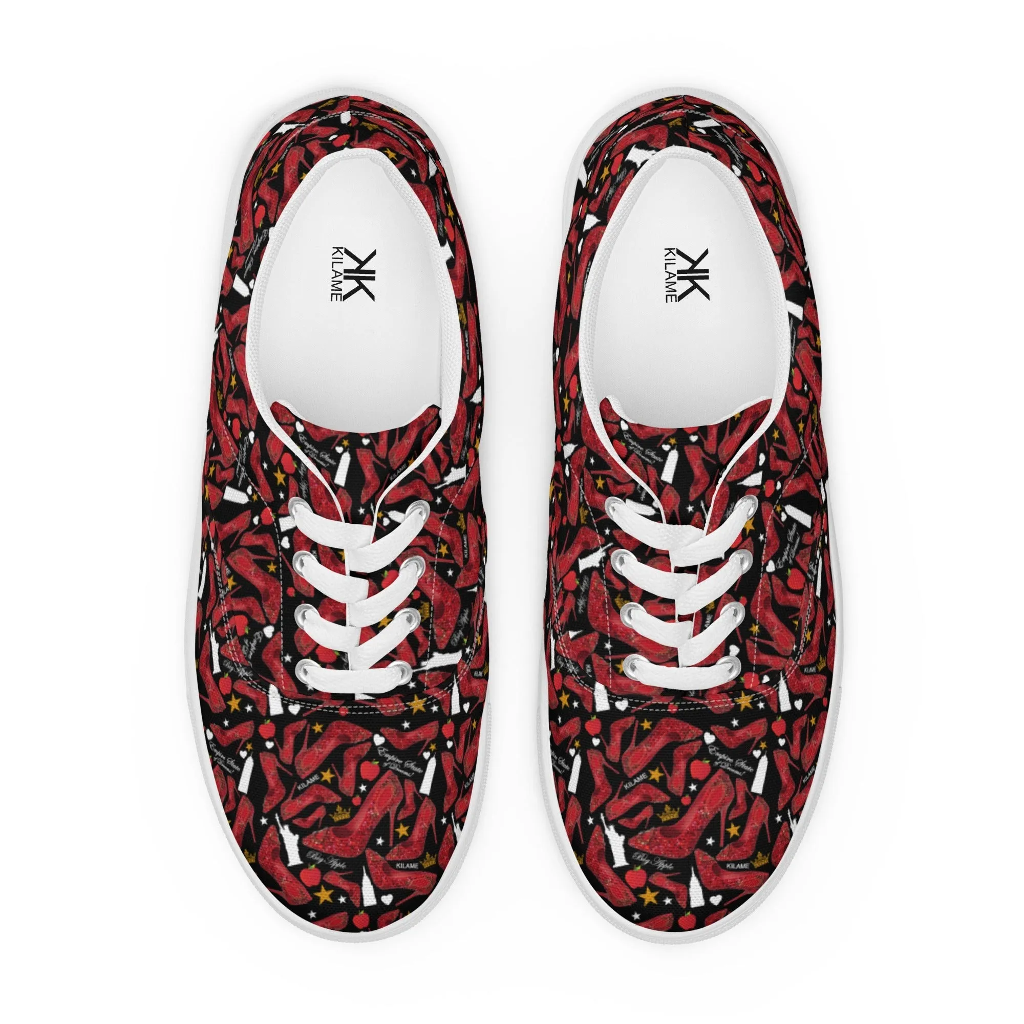 Women’s lace-up canvas shoes 'Empire State of dreams'
