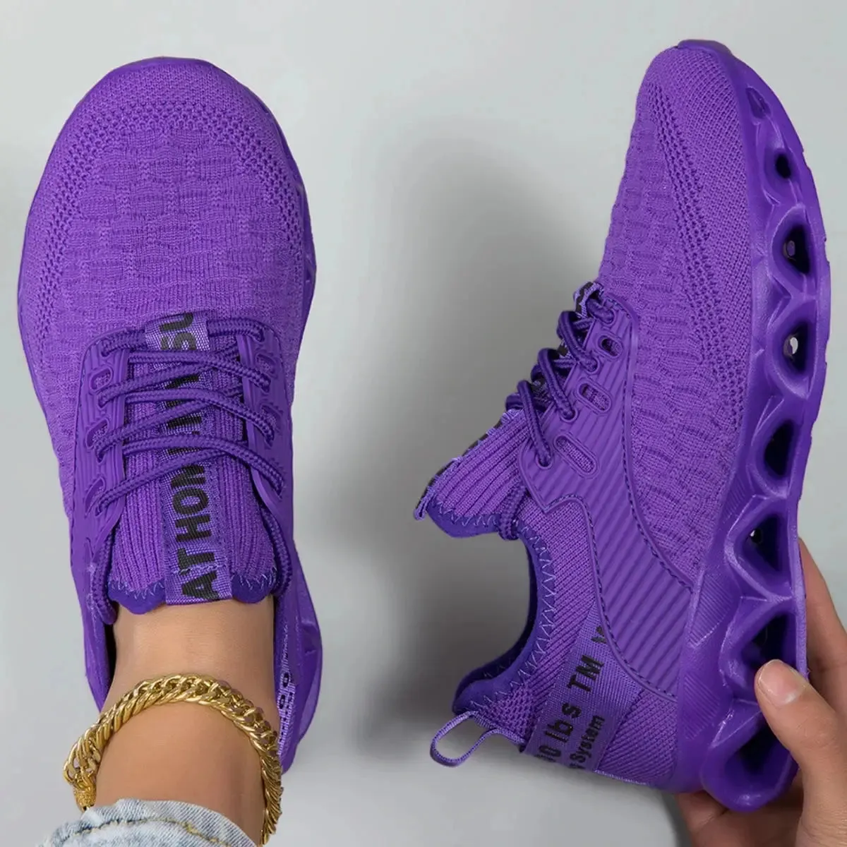 Women’s Lightweight Walking Sneakers, Casual Air Cushion Tennis Shoes for Daily Comfort and Outdoor Activities