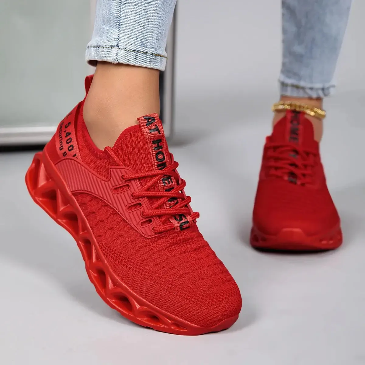 Women’s Lightweight Walking Sneakers, Casual Air Cushion Tennis Shoes for Daily Comfort and Outdoor Activities
