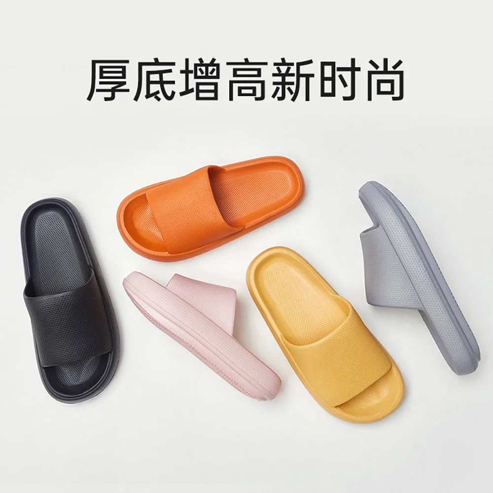 YouDiao Ultra Soft Thick-Soled EVA Slippers Black Size 40-41